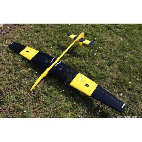Planeadores RC - Dorado todo fibra aprox.2.34m amarillo y negro RCRCM - FLASH RC