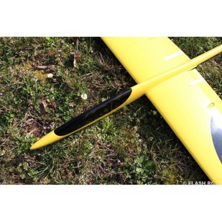 Planeadores RC - Dorado todo fibra aprox.2.34m amarillo y negro RCRCM - FLASH RC
