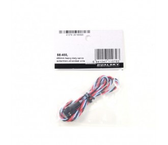 Servo Extensions - Servo Extension Cable 45cm JR 0,35mm² Dualsky - FLASH RC
