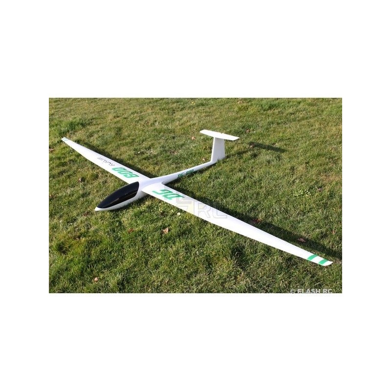 Planeadores RC - DG600 todo fibra aprox.3.40 RCRCM (blanco) - FLASH RC