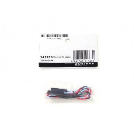 Cavi a Y per servi - Cavo a Y 15cm 0,35 mm² JR Dualsky - FLASH RC