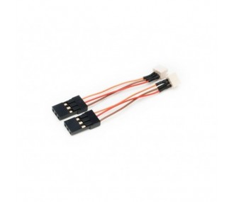 Adaptadores Servo Receptor - Adaptadores JST-ZHR (paso 1.5mm) a JR (2 uds) E-Flite - FLASH RC