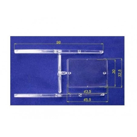 Fenetre de verrière - Fenetre de verrière coulissante pour modèle échelle 1/3.5 TopmodelCZ - FLASH RC