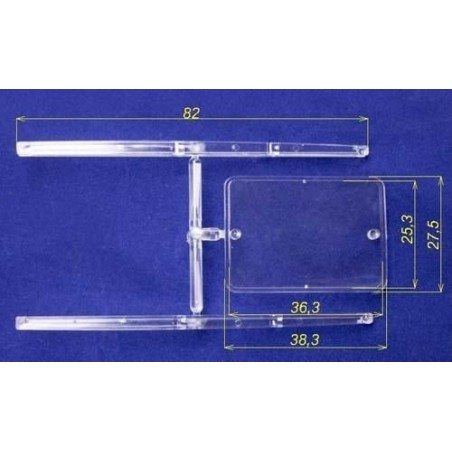 Kabinendachfenster - Kabinenschiebefenster für Modell im Maßstab 1/4 TopmodelCZ - FLASH RC