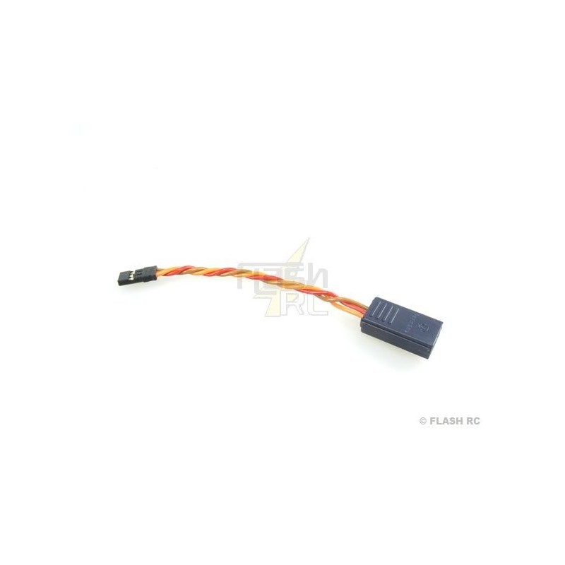 Cables en Y para servos - Cable en Y Monobloc 10cm 0,50mm² JR Muldental - FLASH RC