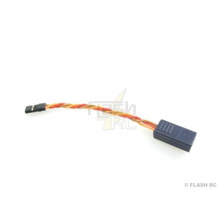 Cables en Y para servos - Cable en Y Monobloc 10cm 0,50mm² JR Muldental - FLASH RC