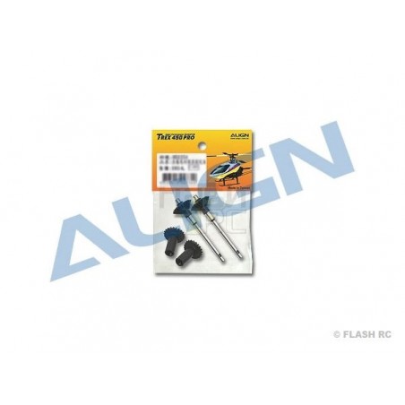 T-REX 450 PRO/DFC - H45G002XXT - Set rotore di coda - T-REX 450 PRO - FLASH RC