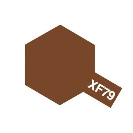 Acrylic paint in 10ml jar TAMIYA - MINI XF79 BROWN LINOLEUM TAMIYA - FLASH RC