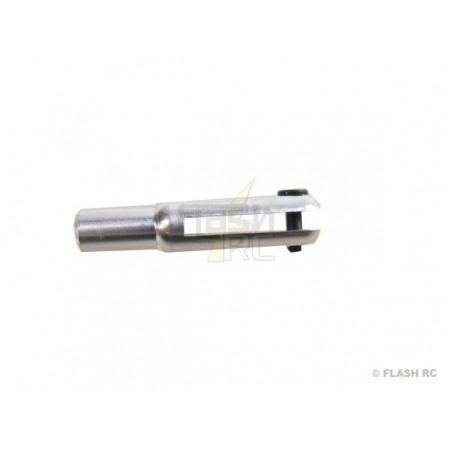 2143AL - Chape alu M2.5 L:23mm  axe:1.6mm (6 pcs) Mp Jet - FLASH RC