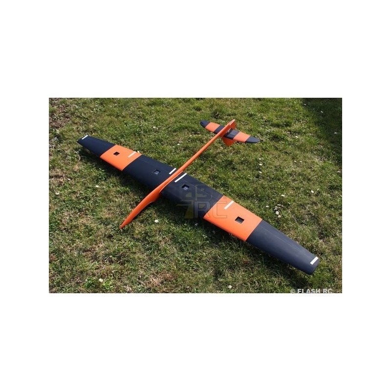 Velas RC - Dorado Full Carbon aprox.2.34m naranja y negro RCRCM - FLASH RC