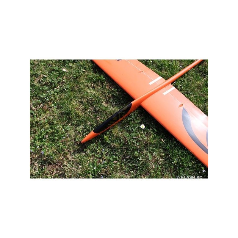 Velas RC - Dorado Full Carbon aprox.2.34m naranja y negro RCRCM - FLASH RC
