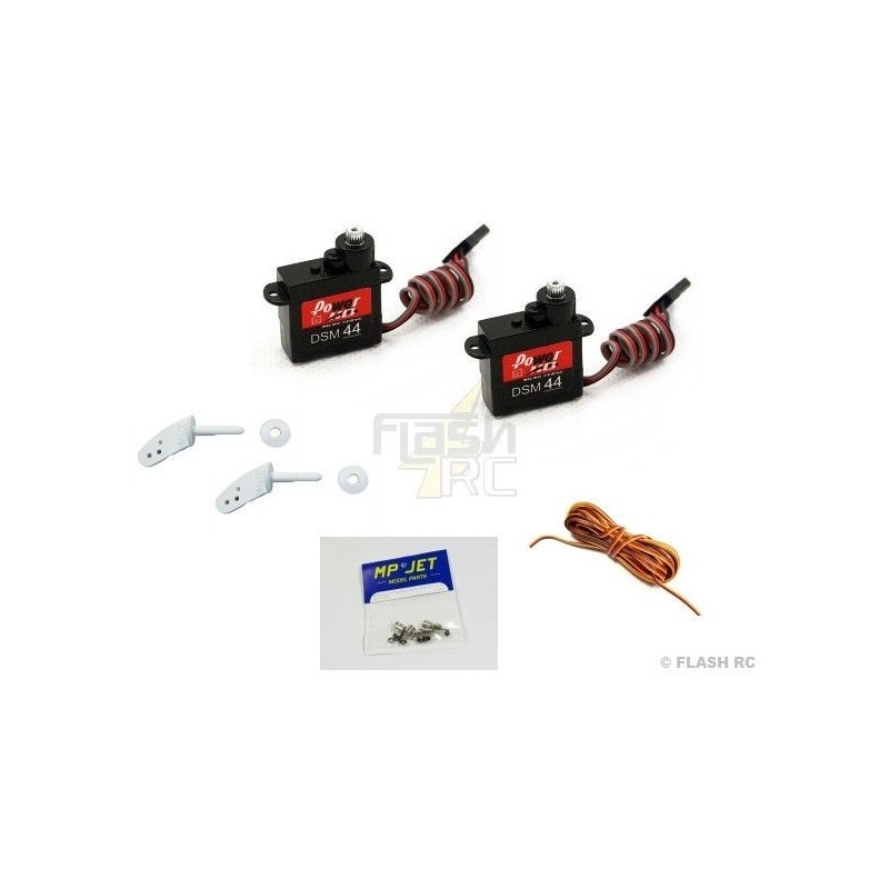 Piezas pequeñas y accesorios - Kit de alerones para Panda Multiplex FLASH RC - FLASH RC