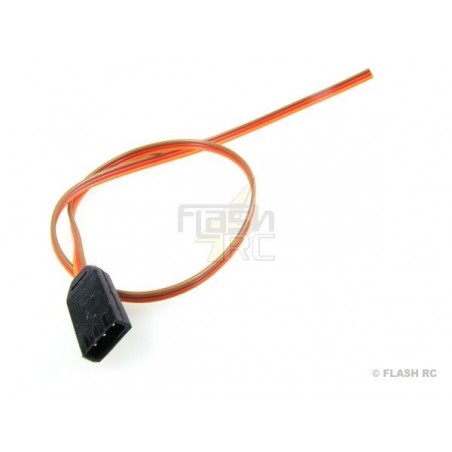 Cables servo - Toma JR 30cm 0,14mm² Muldental - FLASH RC