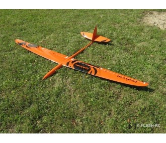 RC Gliders - Typhoon Full Carbon approx.2.00m orange & black RCRCM - FLASH RC