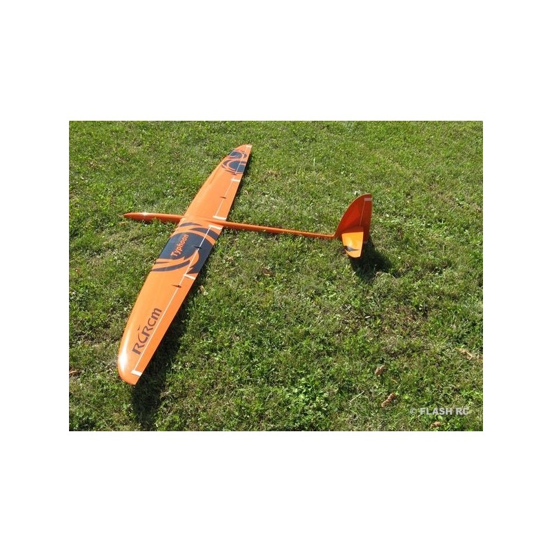 Planeurs RC - Typhoon Full Carbon env.2.00m orange & noir RCRCM - FLASH RC