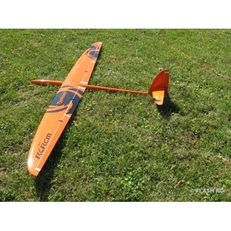 RC-Segelflugzeuge - Typhoon Full Carbon ca.2.00m orange & schwarz RCRCM - FLASH RC