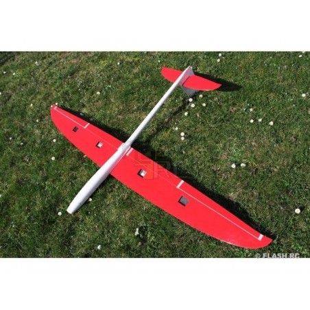 Motoplaneurs RC - E-Hornet tout fibre env.2.00m  blanc&rouge RCRCM - FLASH RC