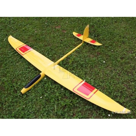 RC Motorgliders - E-Hornet all fiber approx.2.00m yellow&red RCRCM - FLASH RC