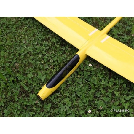 RC-Motorsegler - E-Hornet Vollfaser ca.2.00m gelb&rot RCRCM - FLASH RC