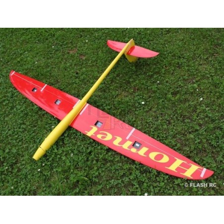 RC Motorgliders - E-Hornet all fiber approx.2.00m yellow&red RCRCM - FLASH RC