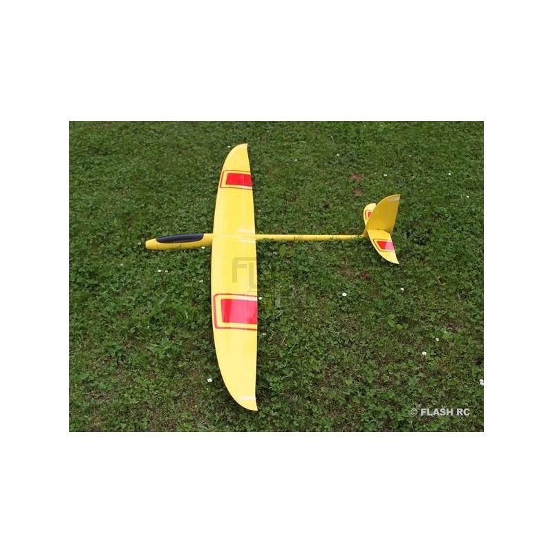 RC Motorgliders - E-Hornet all fiber approx.2.00m yellow&red RCRCM - FLASH RC