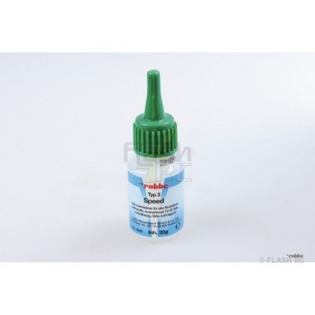 Cyano Elapor/Epp/Wood - Cyano Speed Typ 2 medium glue 20g ROBBE - FLASH RC