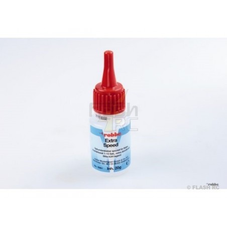 Colle cyano Speed extra liquide 20g ROBBE - FLASH RC