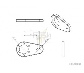 Palonniers métal ø20 x 37mm (2 pcs) HBL8X0 Mks - FLASH RC 2