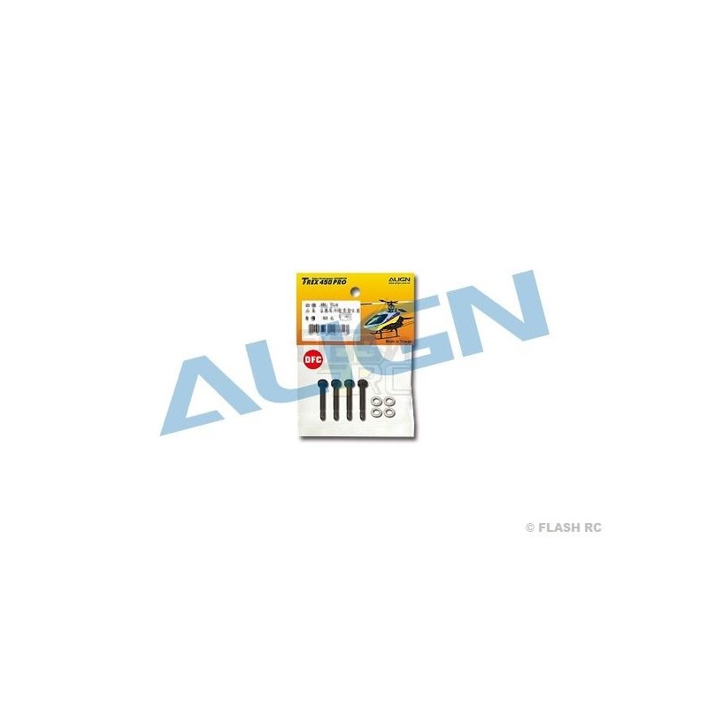 T-REX 450 PLUS/SPORT/V2 - H45185 - Tornillos hexagonales M2x15mm + arandelas (4 uds.) - TREX-450 DFC Align - FLASH RC