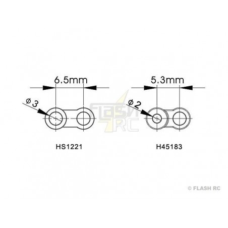 T-REX 450 PLUS/SPORT/V2 - H45183 - Doppie masse - TREX 450 SPORT V2 Align - FLASH RC