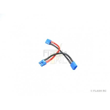 Serielle/parallele Kabel für Batterien & Motoren - DC3 serielles Kabel (Ø:12AWG, L:10cm) - FLASH RC