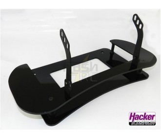 Pour Tx JETI - Pupitre acryl noir pour DC-14/16 Jeti - FLASH RC
