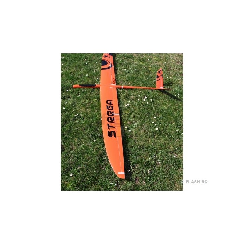 Motoplaneurs RC - E-Strega Full Carbon 2.90m orange & noir RCRCM - FLASH RC