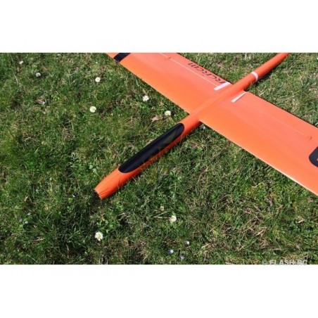 Motoplaneurs RC - E-Strega Full Carbon 2.90m orange & noir RCRCM - FLASH RC