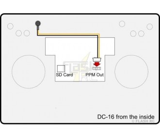 Cables, adapters and simulator accessories - PPM (red stereo) 3.5mm jack adapter for DC/DS16 Jeti - FLASH RC 2