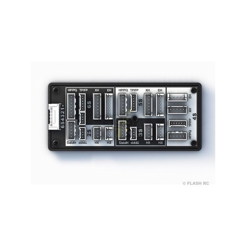 Accessoires chargeurs - Platine équilibrage multi 2-6S (HP/PQ,TP/FP,XH,EH) -> JST-XH - FLASH RC