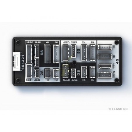 Cargador accesorios - Multi balance board 2-6S (HP/PQ,TP/FP,XH,EH) -> JST-XH - FLASH RC