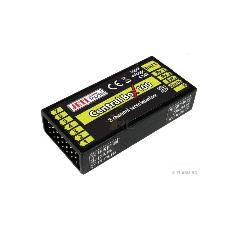 Box (Powerbox, Emcotec, Jeti, ...) - Central Box 100 Jeti - FLASH RC