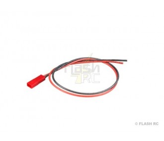 Cables para baterías, motores, etc. - Toma JST-BEC 0,5mm², 30cm calidad alemana Muldental - FLASH RC