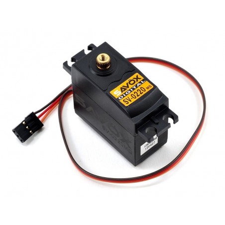 Servo numérique standard Savox SV-0220MG (59g, 8kg.cm, 0.13s/60°) - FLASH RC