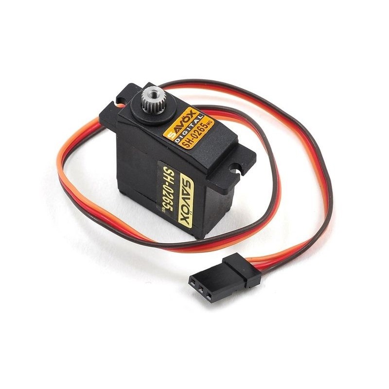 Servos - Savox SH-0265MG micro digital servo (15g, 2.4kg.cm, 0.075s/60°) - FLASH RC