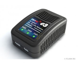 Caricabatterie - Caricatore E3 V2 2-3S Lipo 11W 220V SkyRC - FLASH RC