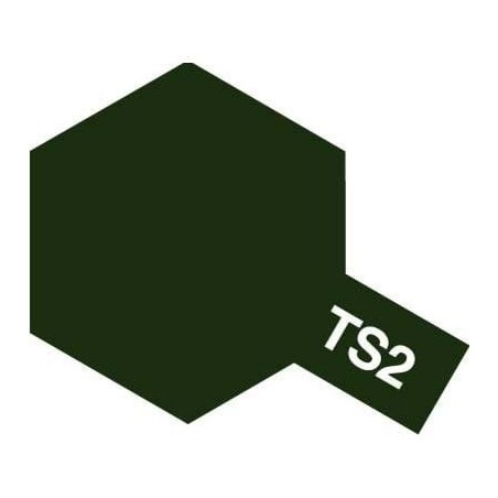 Acrylic paints TS 100ml TAMIYA - TAMIYA PAINT TS02 DARK GREEN MAT - FLASH RC