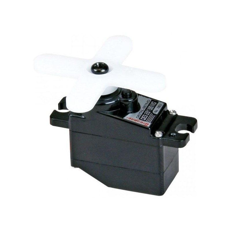 Servos - Micro digital servo Graupner DES 281BB MG (8.5g, 2.0kg.cm, 0.10s/40°) - FLASH RC