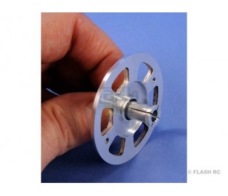 Plastic cones (fixed propellers) - Cone 51mm black electric /ø5mm INOVA - FLASH RC 2