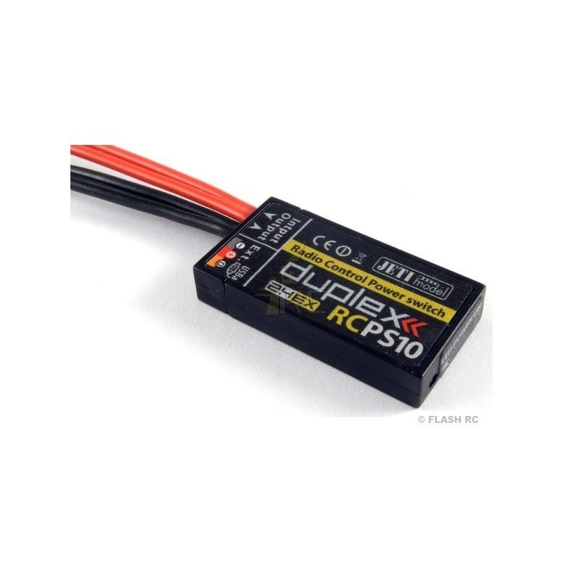 Interruptores electrónicos / magnéticos - RC Power Switch 10A MPX - Jeti - FLASH RC