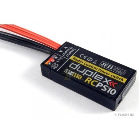 Interruptores electrónicos / magnéticos - RC Power Switch 10A MPX - Jeti - FLASH RC