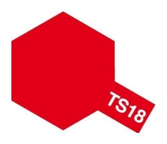Acrylic paints TS 100ml TAMIYA - TAMIYA PAINT TS18 RED METALLIC - FLASH RC