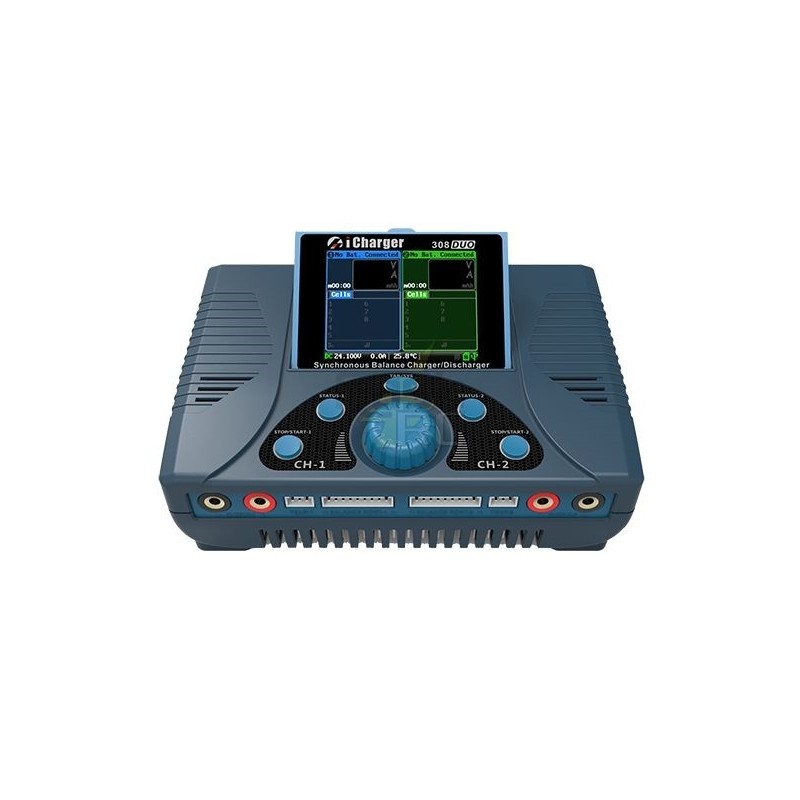 Chargeurs - Chargeur 308DUO 1300W 12V Icharger - FLASH RC