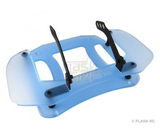 Para Tx JETI - Pupitre acrílico azul para DS14/16 Jeti - FLASH RC